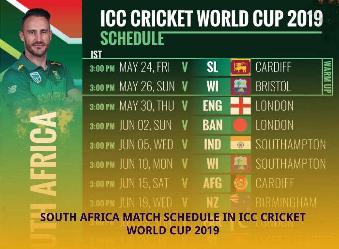 How about cricket world cup 2019 schedule?